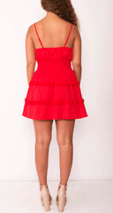 red dress, designer, designer dress, australian designer, madola